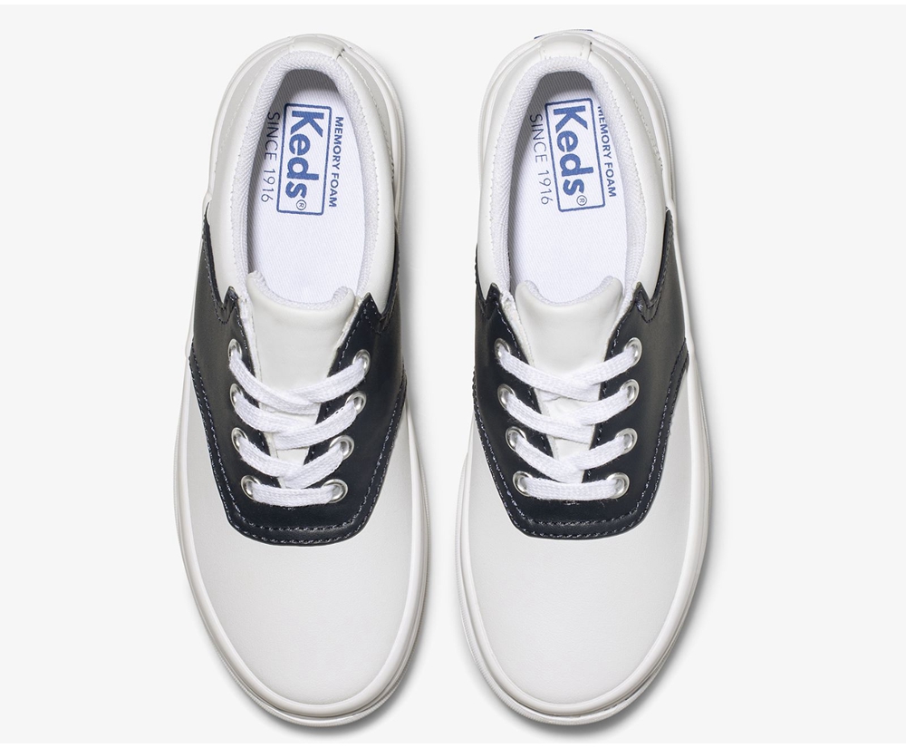 Keds Kids Sneakers White/Navy - School Days - 169QOGSXV